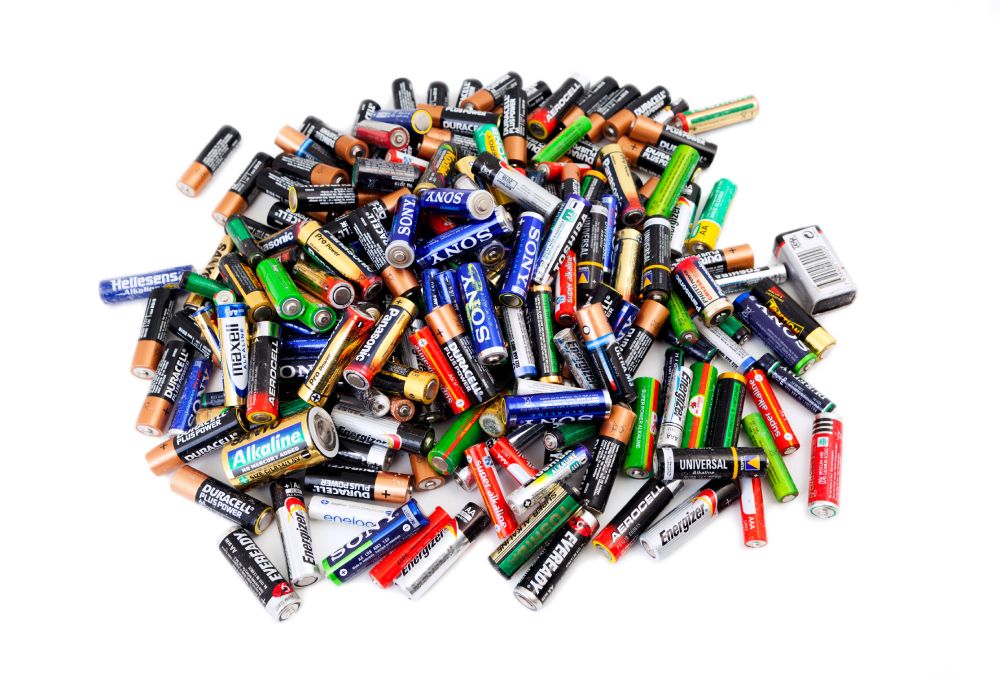 Pile de piles et batteries