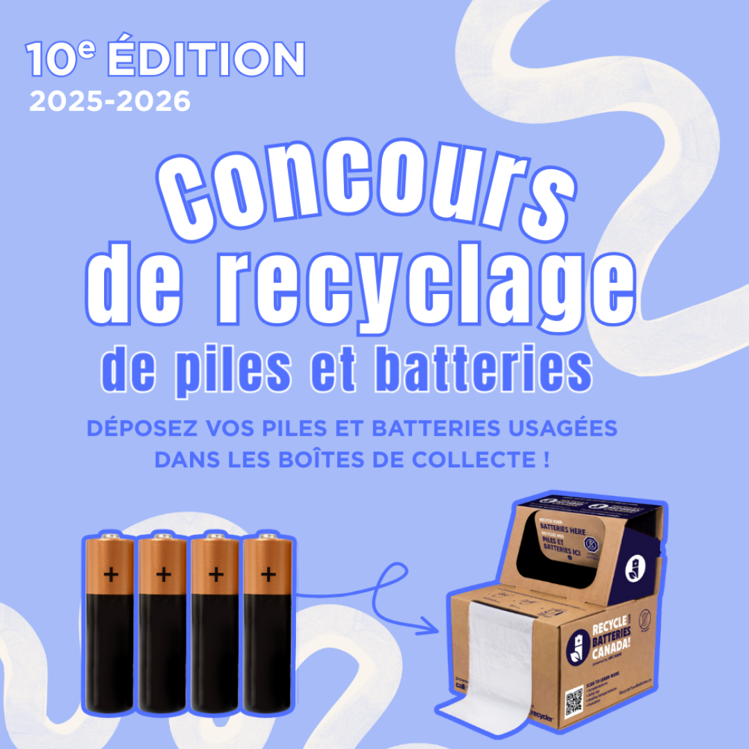 10e édition du Concours de recyclage de piles et batteries